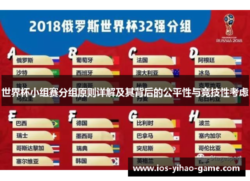 世界杯小组赛分组原则详解及其背后的公平性与竞技性考虑